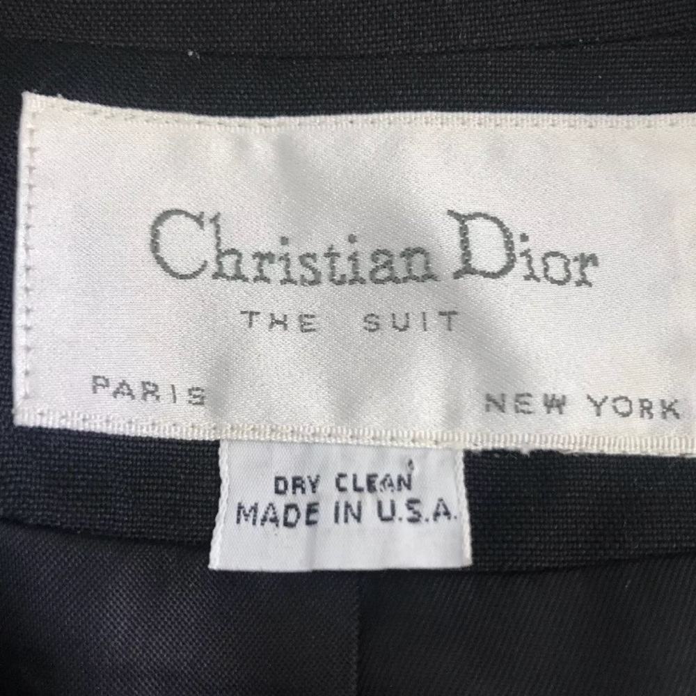 Christian Dior Vintage Women’s Blazer Black Size 8 - Picture 6 of 7